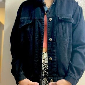 A bugle Boy Black Jean Jacket